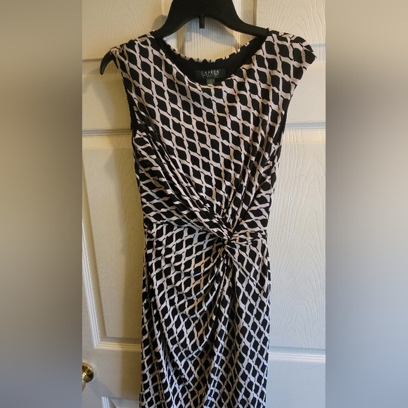 Lauren by Ralph Lauren twist front dress - Picture 1 of 6